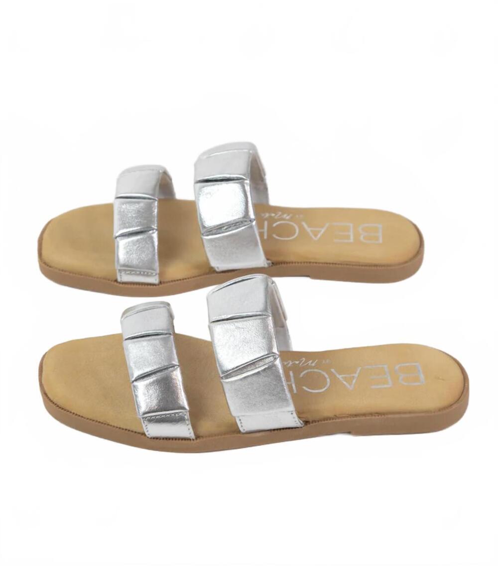 NEW MATISSE women's zuri sandals in silver